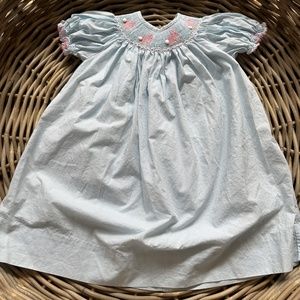 Edgehill Collection Dress with pink bunnies